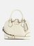 Guess Milk Quilted Balgaire Dome Satchel Bag