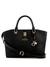Guess Black Solid Queensland Luxury Satchel Bag