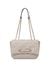 Taupe Quilted Briella Flap Crossbody Bag