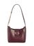 Wine Solid Jane Hobo Bag