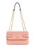 Pink Solid Atene Crossbody Bag