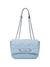 Blue Quilted Briella Flap Crossbody Bag