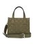 Olive Textured Forber Mini Tote Bag