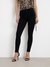 Women Black Solid Mid-Rise Ankle Length Jeans