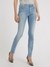 Light Blue Solid Skinny Fit Jeans