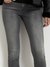 Women Grey Solid Mid-Rise Skinny Fit Jeans