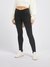 Women Black Solid Mid-Rise Ankle Length Jeans