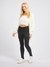 Women Black Solid Mid-Rise Ankle Length Jeans