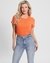 Orange Slushie Printed Round Neck Short Sleeves T-Shirt