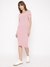Vintage Blush Textured Off-Shoulder Short Sleeves Lidia Bodycon Dress