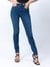 Blue Solid High-Rise Ankle Length Jeans