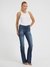 Women Blue Solid High-Rise Ankle Length Jeans