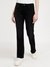 Women Black Washed High-Rise Full Length Jeans