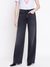 Guess Women Wide Authentic Black Solid Relaxed Fit Denim Jeans
