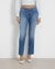 Blue Washed Mid-Rise Jeans