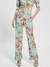 Rose Meadows Floral High Rise Adele Straight Trousers