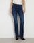 Women's Blue Cotton Solid Regular Fit Jeans