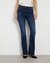 Women's Blue Cotton Solid Regular Fit Jeans