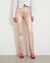 Women's Peach Polycotton Solid Regular Fit Pants