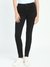 Black Solid Mid-Rise Ankle Length Jeans