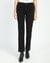 Women's Black Cotton Blend Solid Slim Fit Jeans