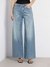 Blue Solid Mid-Rise Full Length Jeans