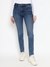 Women Blue Washed High-Rise Full Length Jeans