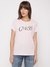 Low Key Pink Printed Round Neck Short Sleeves T-Shirt
