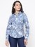 Equity Western The Power Floral Spread Collar Regular Fit Denim Shirt