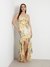 Guess Women Floral Shoulder Straps Sleeveless Layered Dress