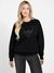 Guess Women Brand Logo Round Neck Long Sleeves Sweatshirt