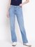 Guess Women Bluebelle Sunflower Bliss Wash Solid Regular Fit Denim Jeans