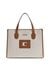 Natural Cognac Colorblock G Status 2 Compartment Tote