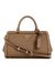 Guess Dark Taupe Textured Murielle Girlfriend Satchel Bag