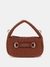 Cognac Basket Weave Francy Mini Hobo Bag