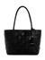 Guess Black Textured Maylee Girlfriend Tote Bag