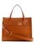 Guess Women Brown Diamond Laser Cut Tote Bag with Inner Bag