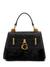 Black Textured Bergen Micro Mini Satchel Bag