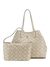Guess Taupe Self-Design Vikky Large 2 In 1 Tote