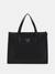 Black Basket Weave Silvana 2 Compartment Tote
