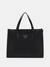 Black Basket Weave Silvana 2 Compartment Tote