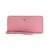 Guess Women's Pink PU Solid Zip Around Wallet