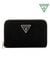 Guess Black Solid Eco Gemma Medium Zip Around Wallet