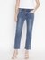 Blue Solid Straight Fit Jeans