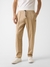 Beige Printed Regular Fit Trackpant