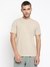 Alphy Cotton Blend Solid T-Shirt