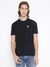 Guess Men's Black Solid Crew Neck Short Sleeves T-Shirt