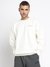 Cotton Blend Solid Sweatshirt