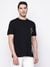 Black Printed Crew Neck T-shirt