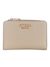 Taupe Textured Zipper Laurel Zip Around Wallet